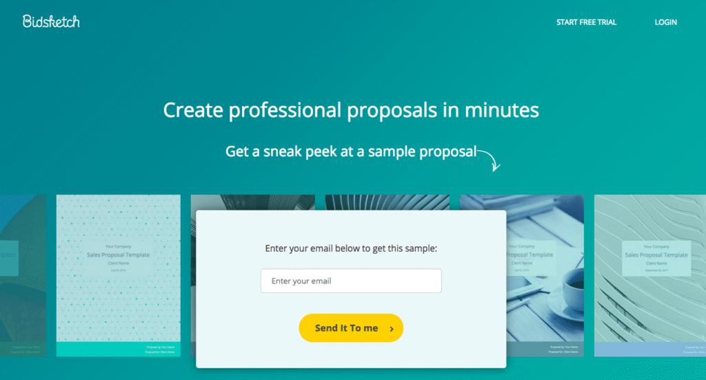 Winning clients the easy way: with Bidsketch